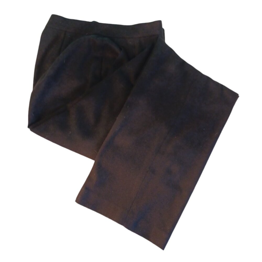 Black Wool Blend Pants size 16  - lined 4602